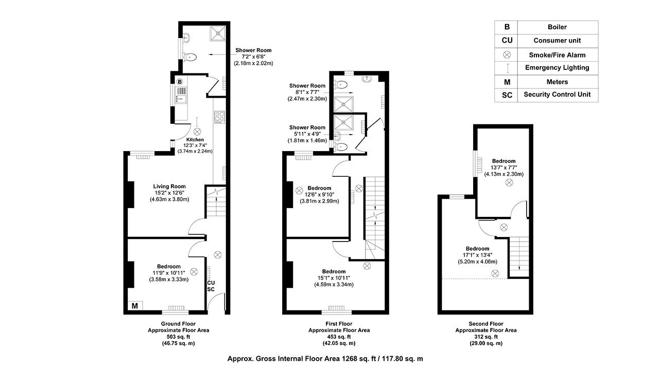 HMO Floor Plan sample